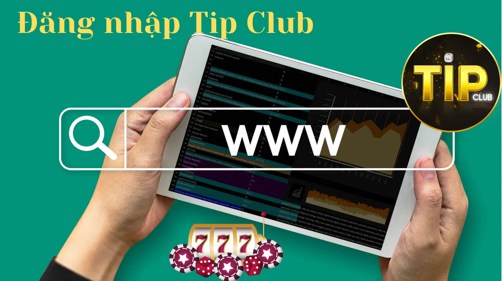 Sử dụng trình duyệt web khác để truy cập Tip club