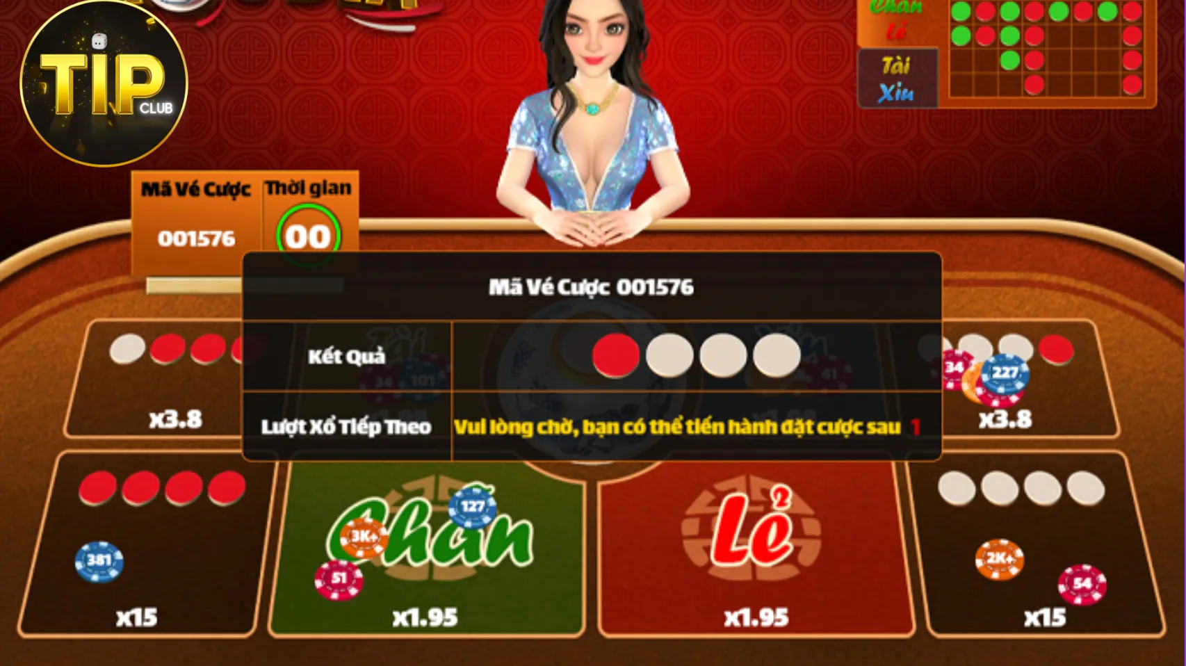 Áp dụng soi cầu Xóc đĩa tại Tip Club luôn thắng mỗi lần tham gia